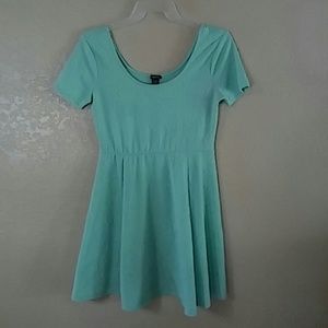Junior's Rue 21 Mint Skater Dress